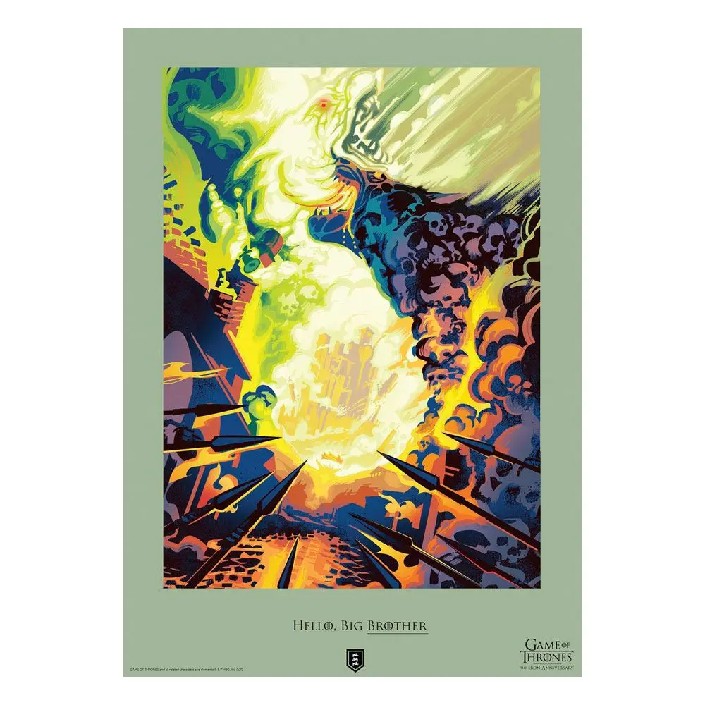 Game of Thrones Art Print Big Brother Limitált kiadás 42 x 30 cm termékfotó