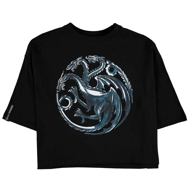 Game of Thrones House Of The Dragon Targaryen női cropped póló termékfotó