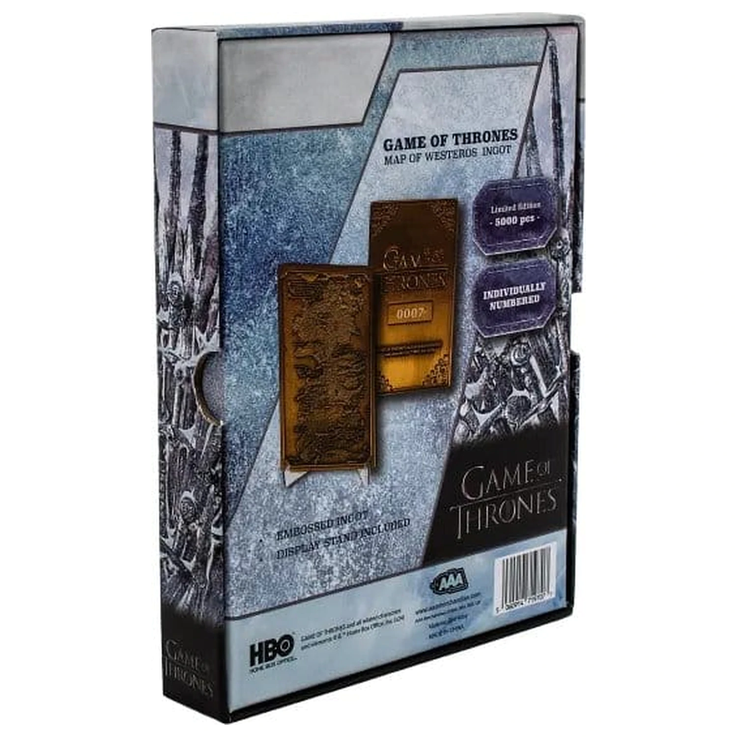 Game of Thrones Ingot Map of Westeros termékfotó
