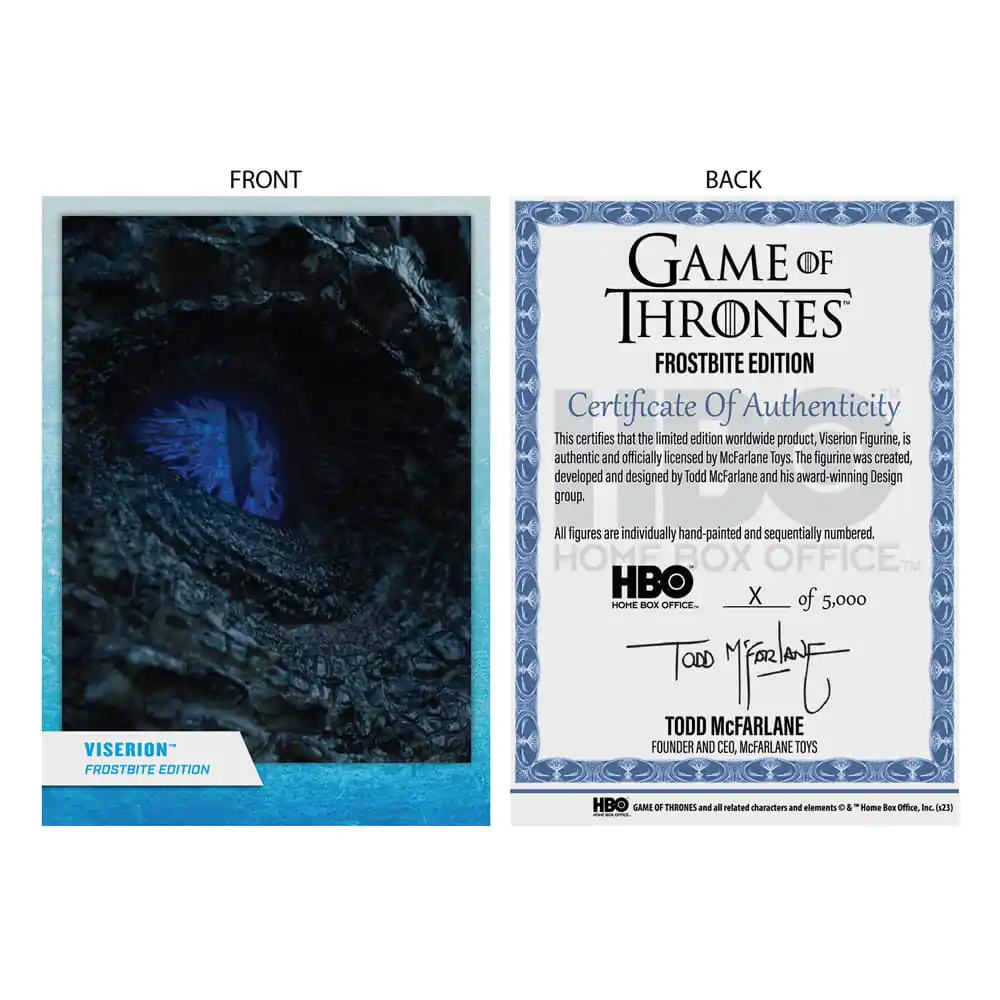 Game of Thrones Viserion (Frostbite) (Gold Label) akciófigura 15 cm termékfotó