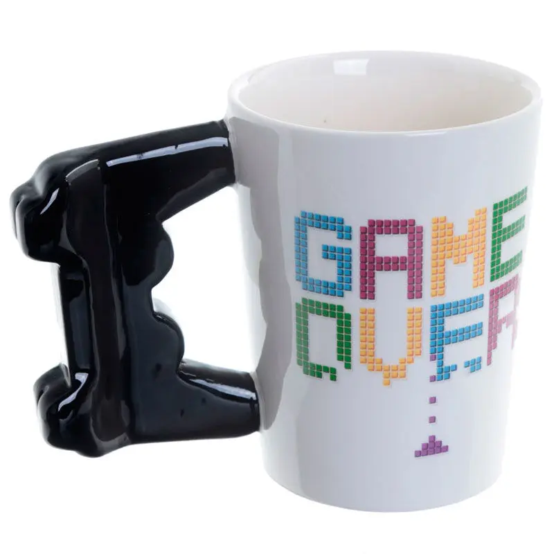 Game Over Controller shaped handle mug termékfotó