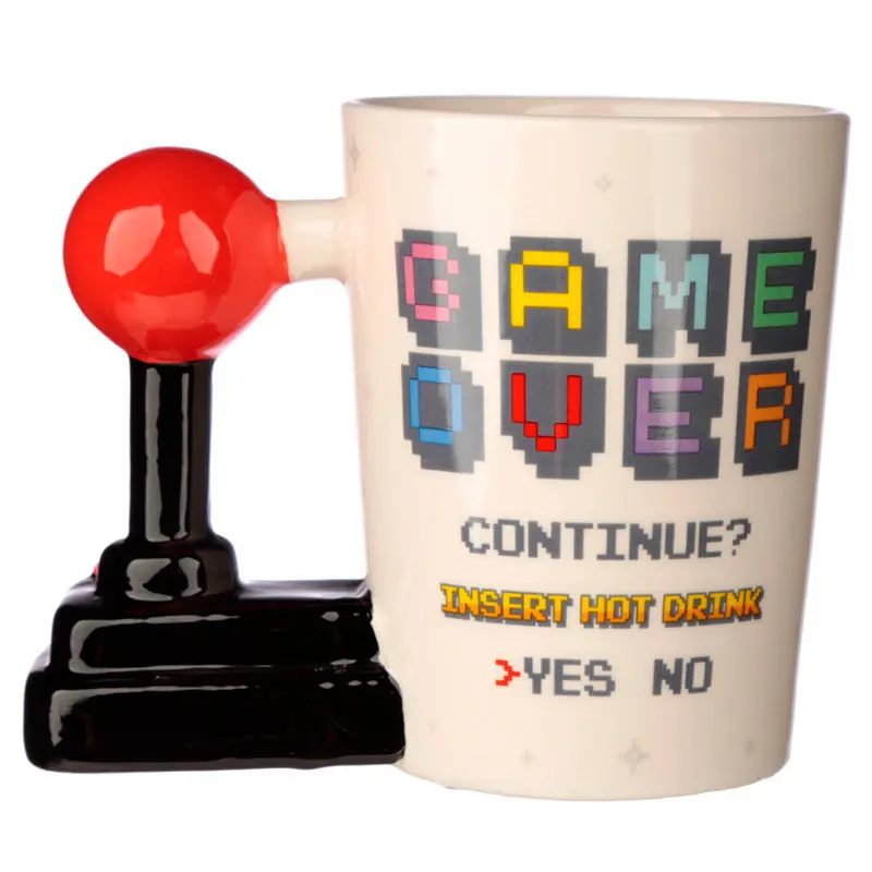 Game Over Joystick Arcade shaped handle mug termékfotó