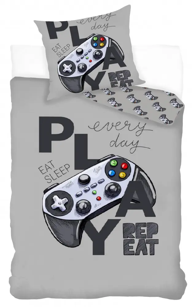 Gamer ágyneműhuzat 140×200cm, 70×90 cm termékfotó