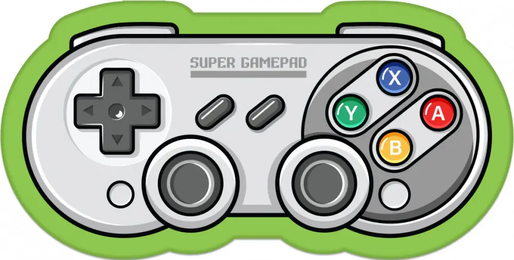 Gamer formapárna, díszpárna 37*23 cm termékfotó