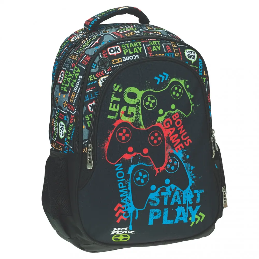 Gamer iskolatáska, táska 40 cm termékfotó
