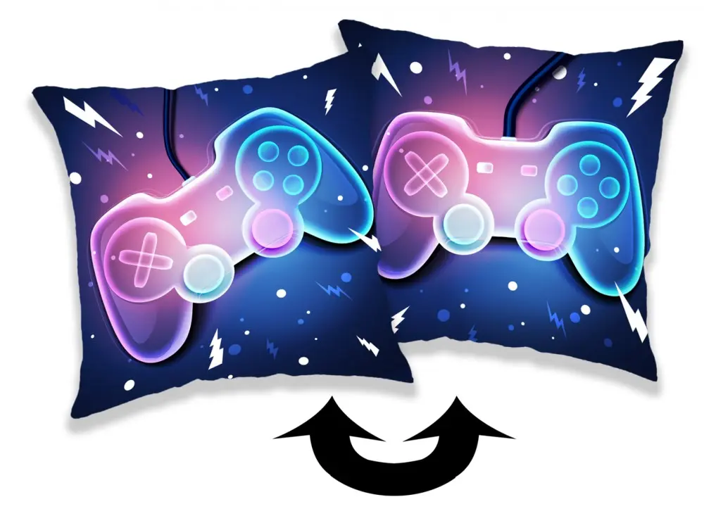 Gamer párna, díszpárna 40*40 cm termékfotó