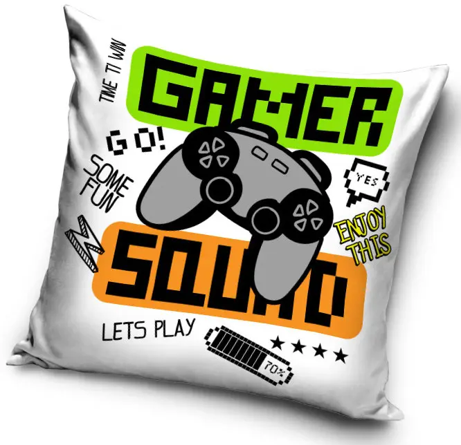 Gamer párna, díszpárna 40*40 cm termékfotó