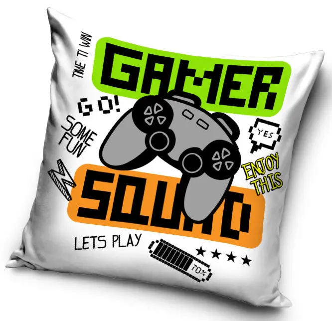 Gamer párnahuzat 40*40 cm termékfotó