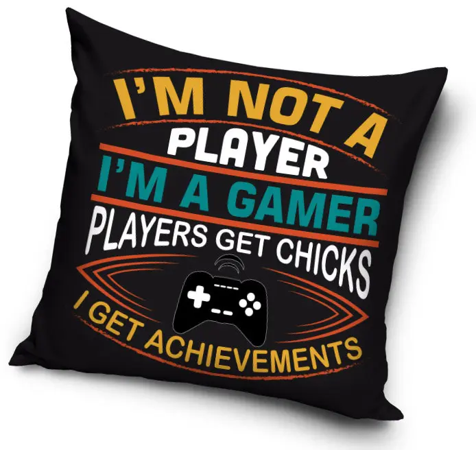 Gamer párnahuzat 40*40 cm termékfotó