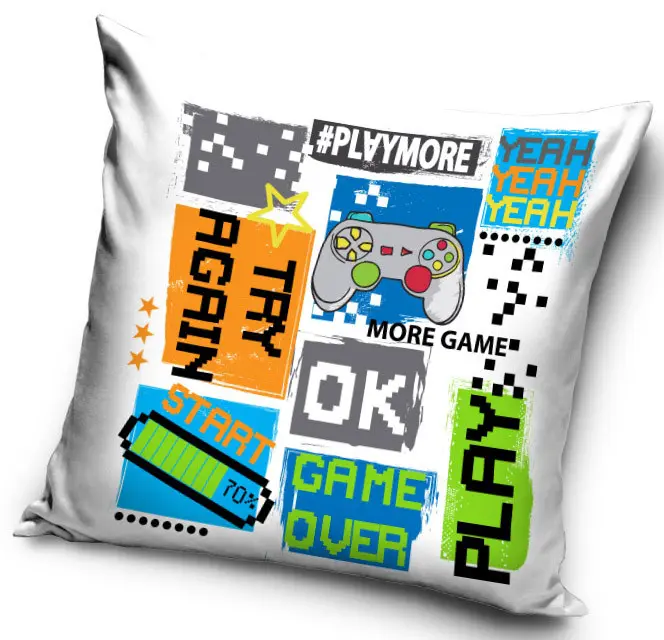 Gamer párnahuzat 40*40 cm termékfotó