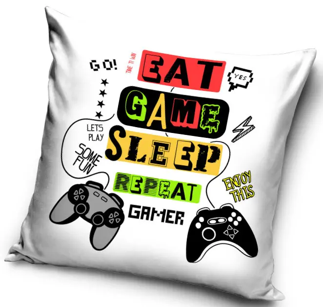 Gamer párnahuzat 40*40 cm termékfotó