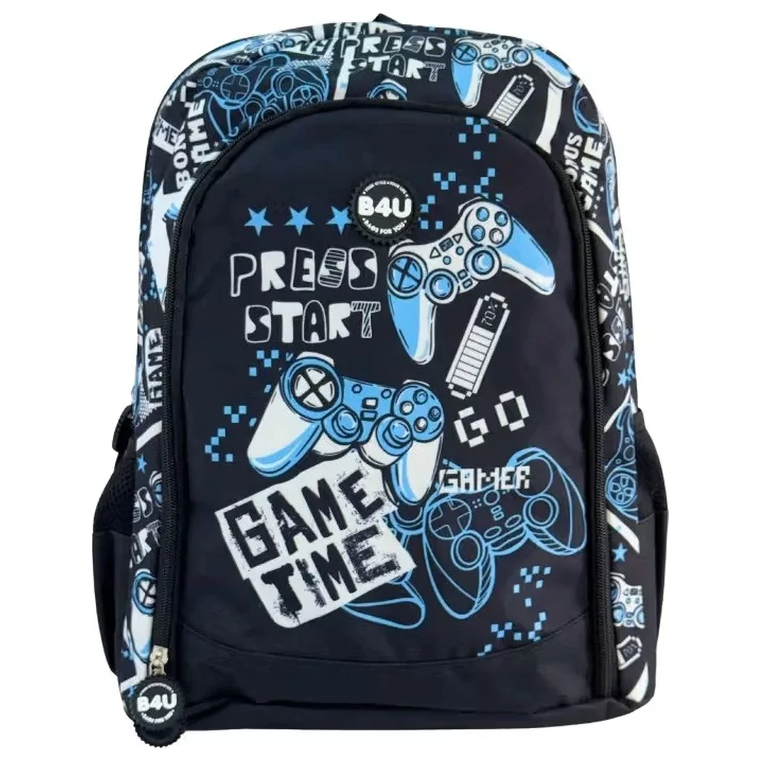 Gamer Press Start iskolatáska, táska 43 cm termékfotó