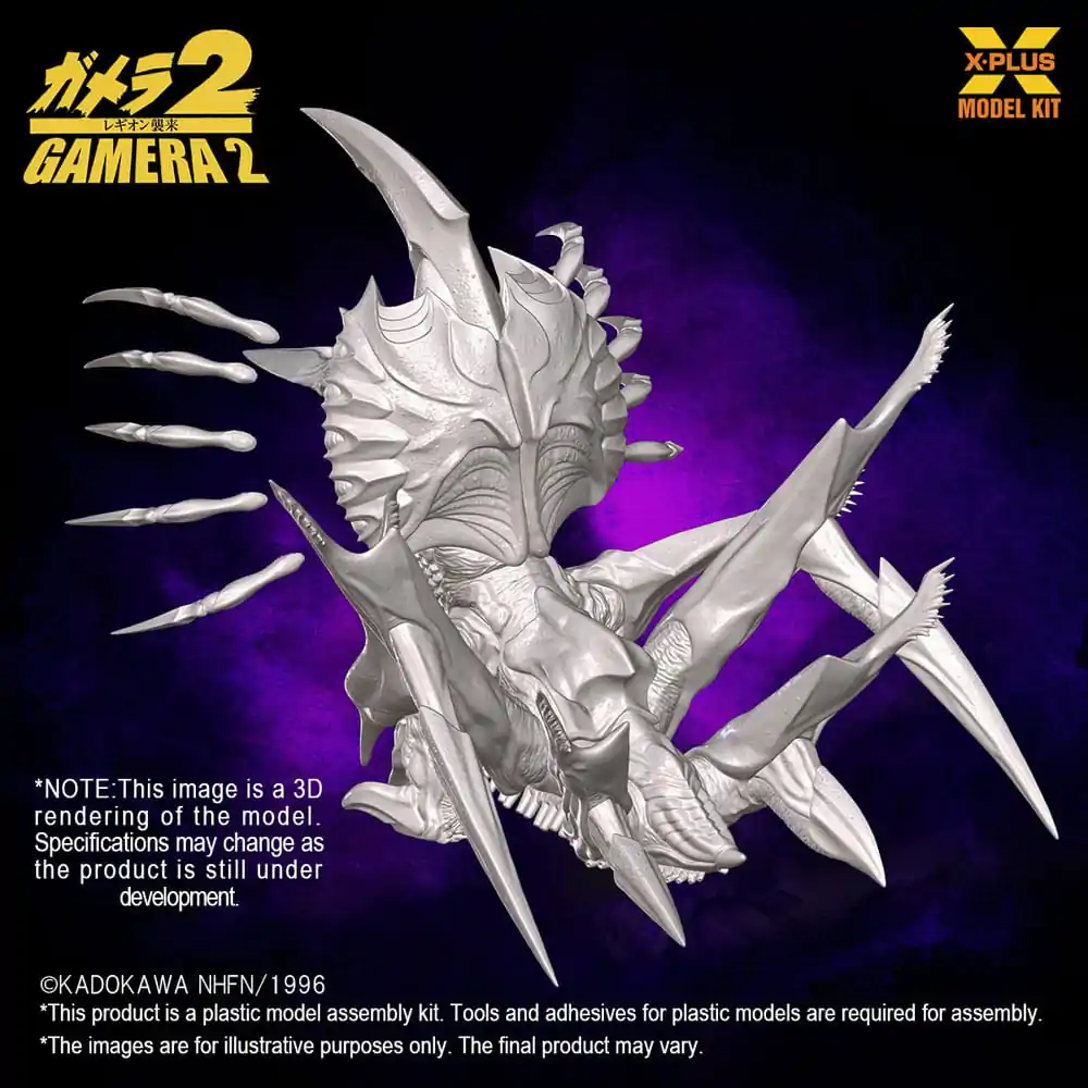 Gamera 2 1/700 Legion Műanyag modell készlet 20 cm termékfotó