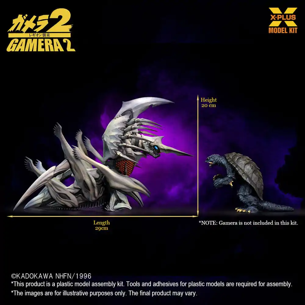 Gamera 2 1/700 Legion Műanyag modell készlet 20 cm termékfotó