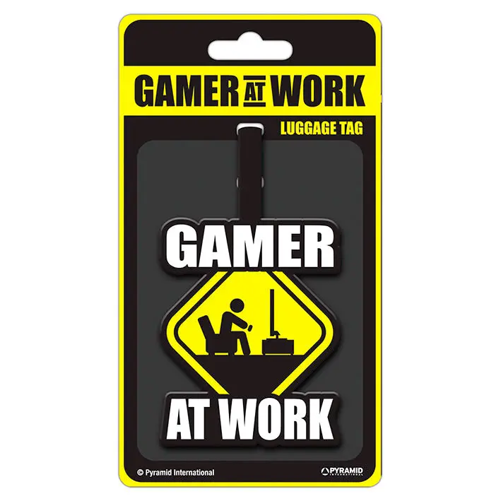 Gaming Gamer at Work bőrönd névtábla kiegészítő termékfotó