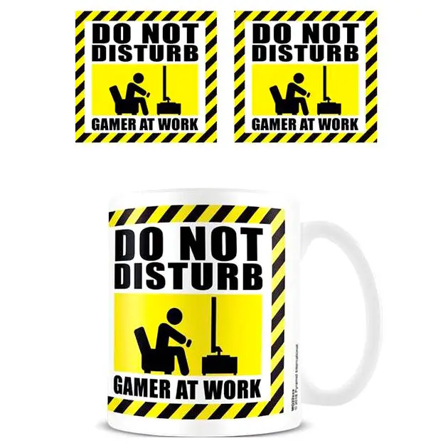 Gaming Gamer at Work Do Not Disturb mug termékfotó