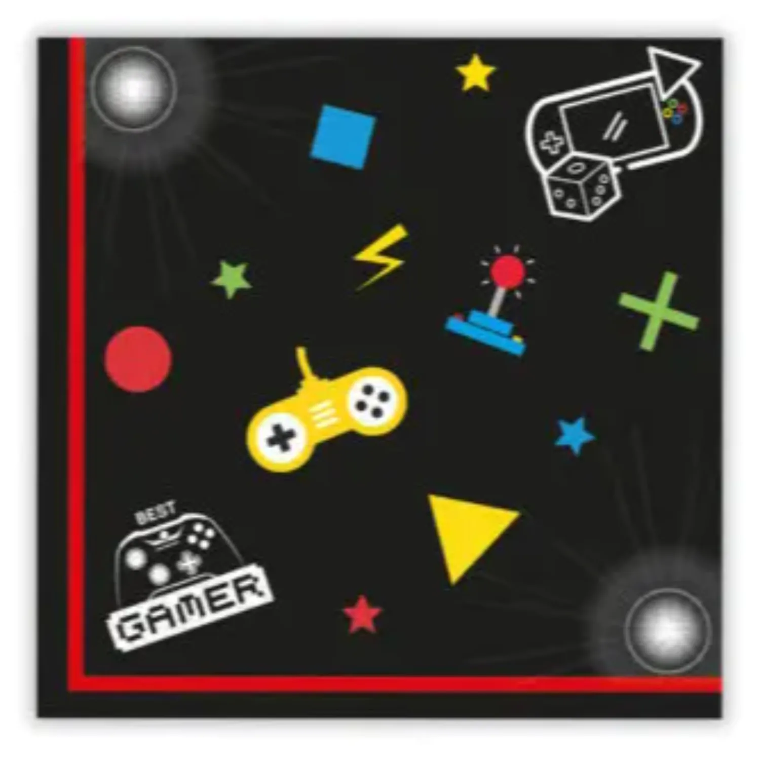Gaming Party szalvéta 20 db-os 33x33 cm FSC termékfotó