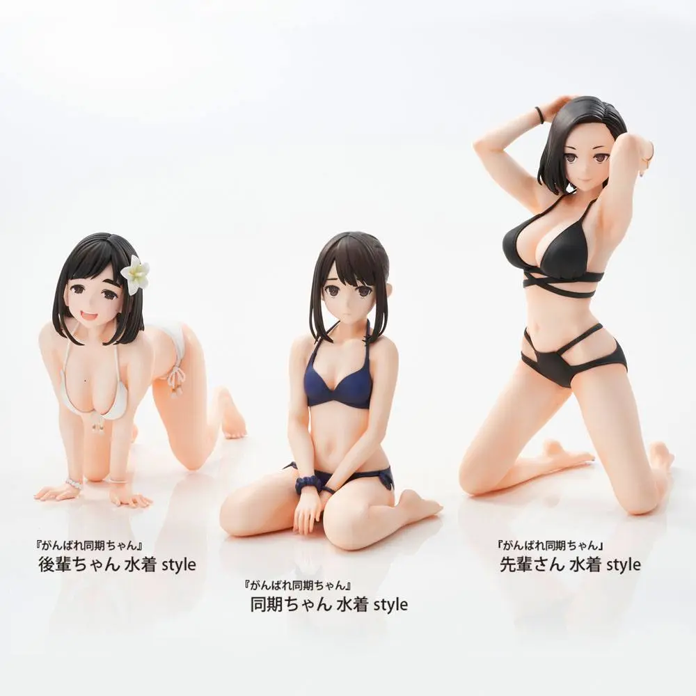 Ganbare Douki-chan Senpai-san Swimsuit Style PVC szobor figura 22 cm termékfotó