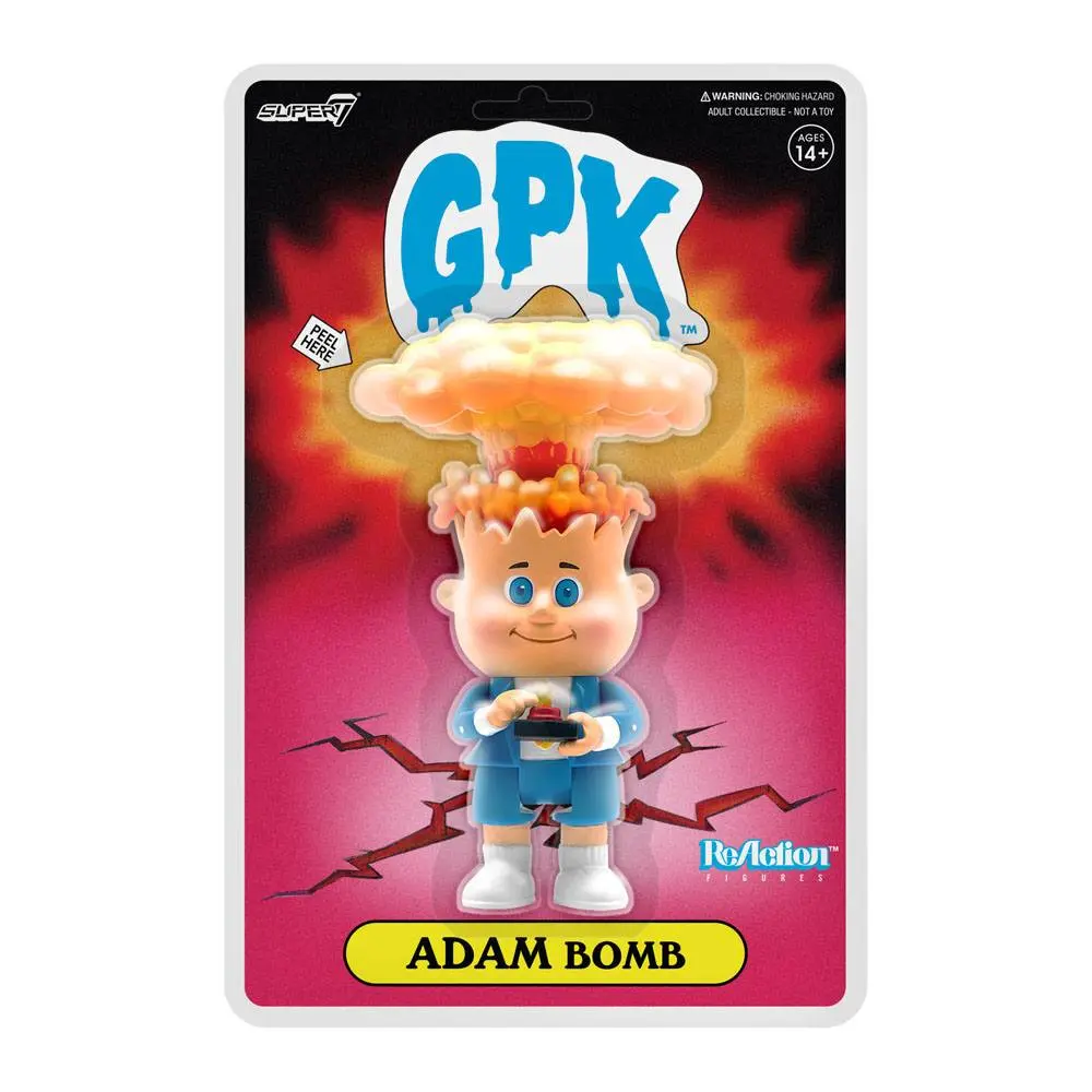 Garbage Pail Kid ReAction Adam Bomb NYCC akciófigura 10 cm termékfotó