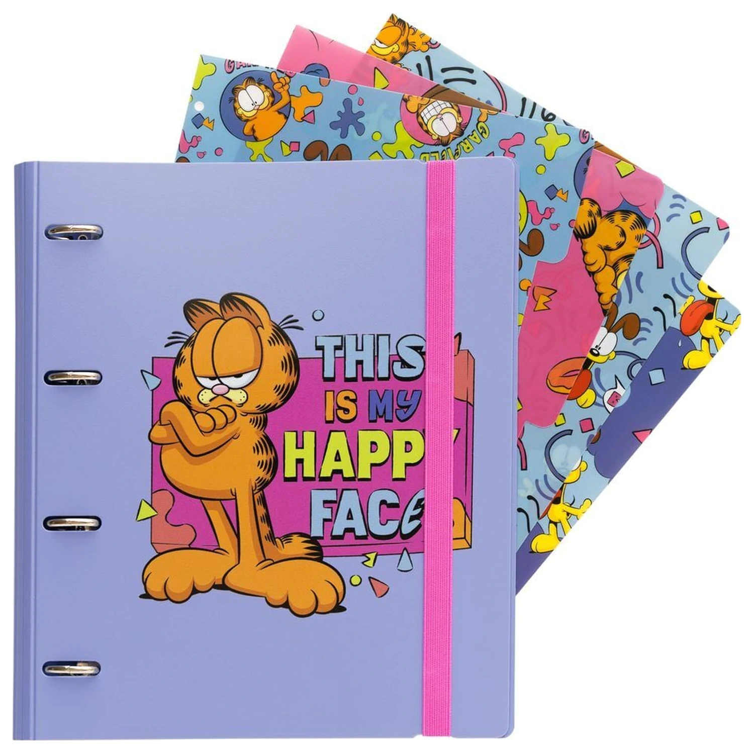 Garfield 4 gyűrűs karton irattartó mappa termékfotó