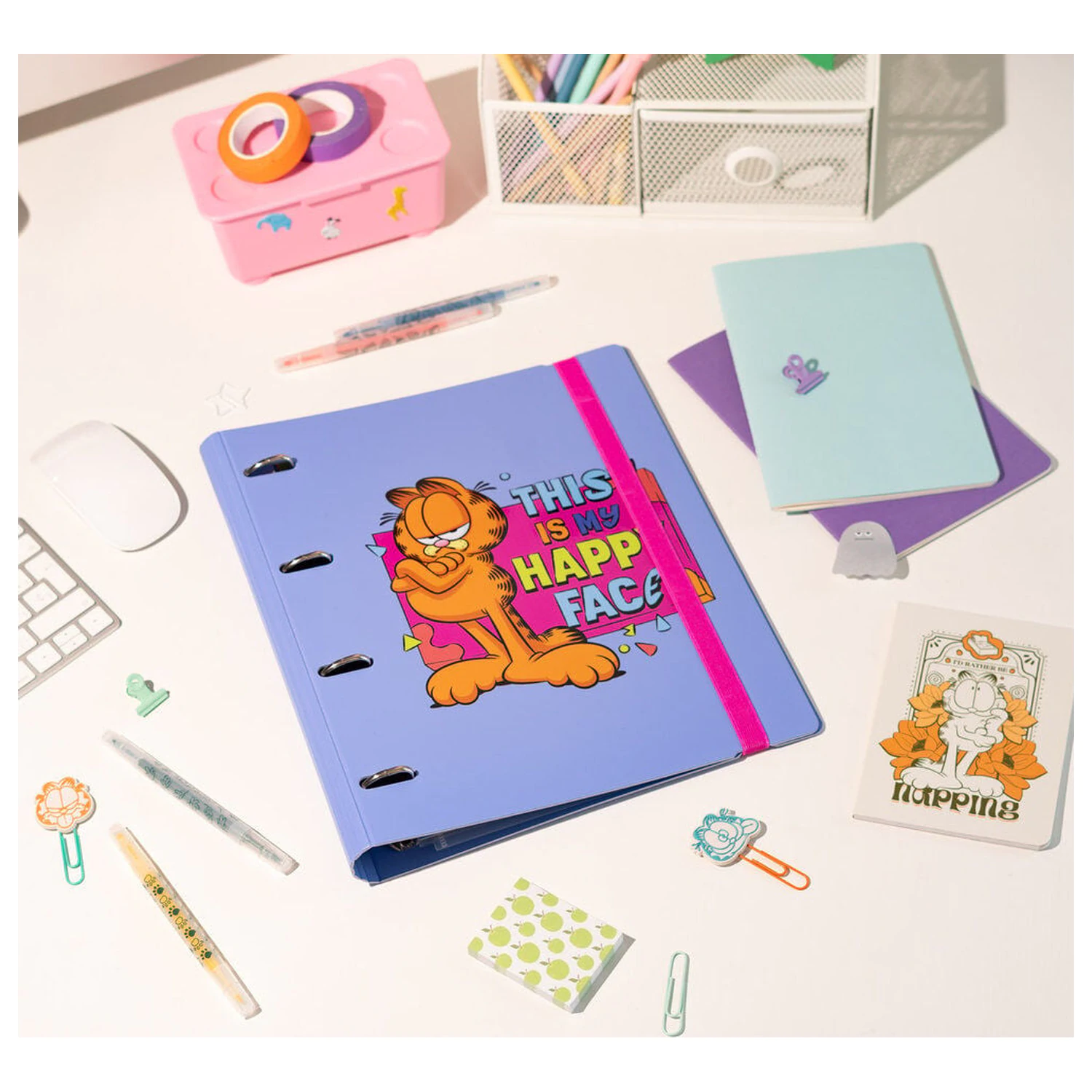 Garfield 4 gyűrűs karton irattartó mappa termékfotó