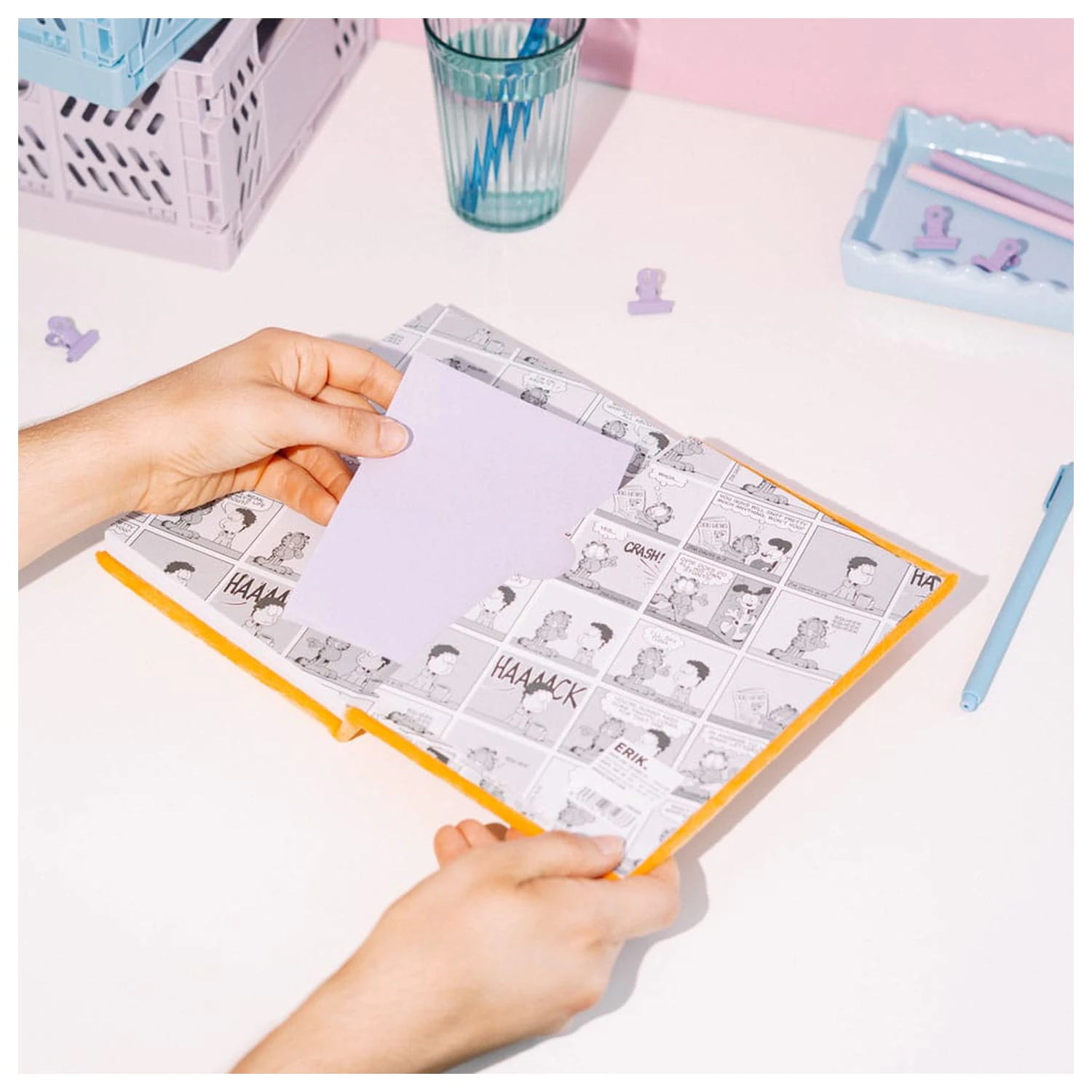 Garfield A5 plüss jegyzetfüzet termékfotó