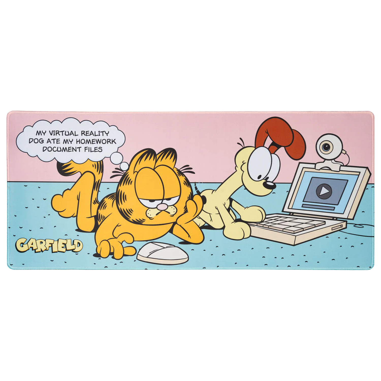 Garfield gamer egérpad termékfotó