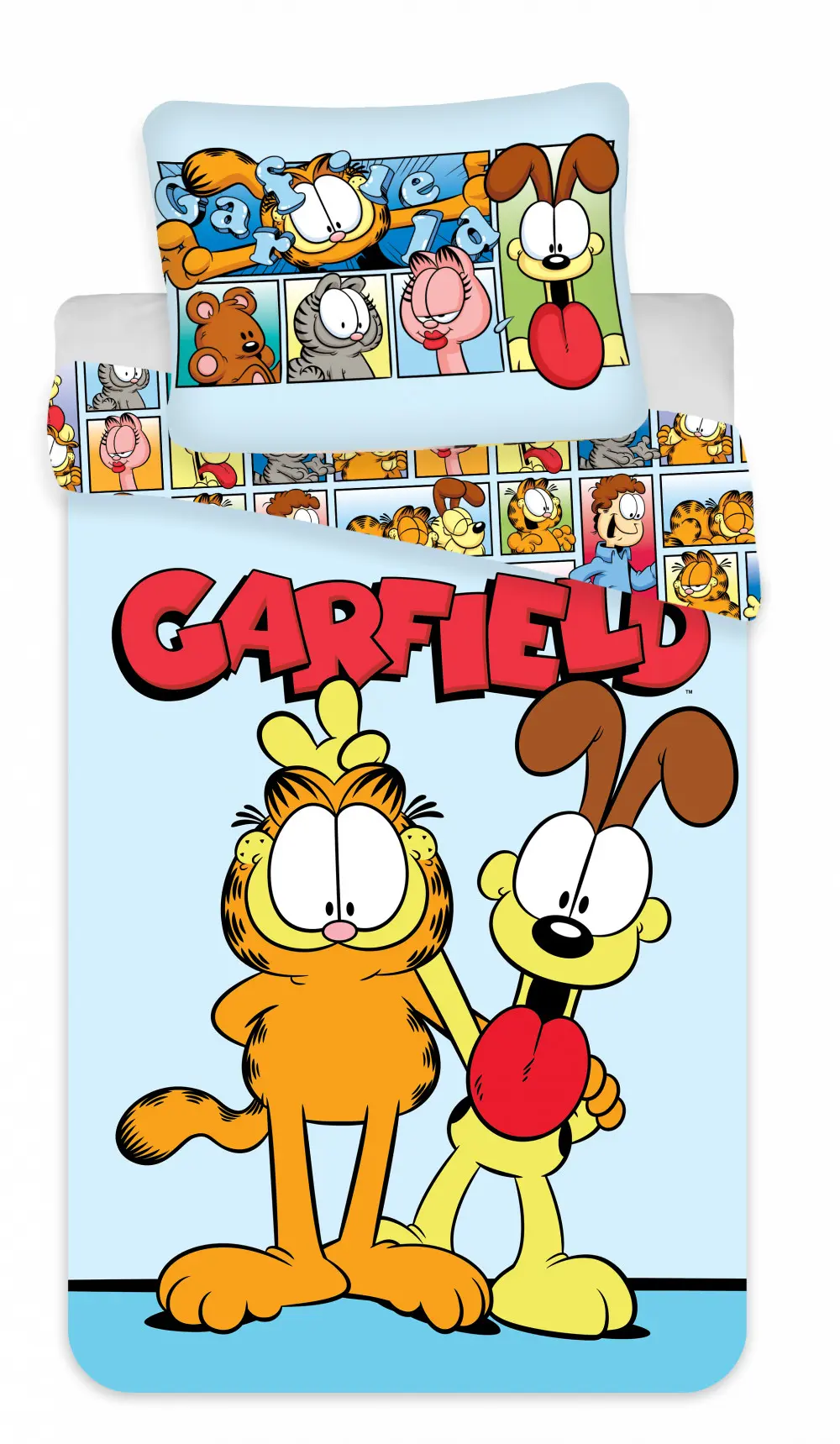Garfield gyerek ágyneműhuzat 100×135cm, 40×60 cm termékfotó