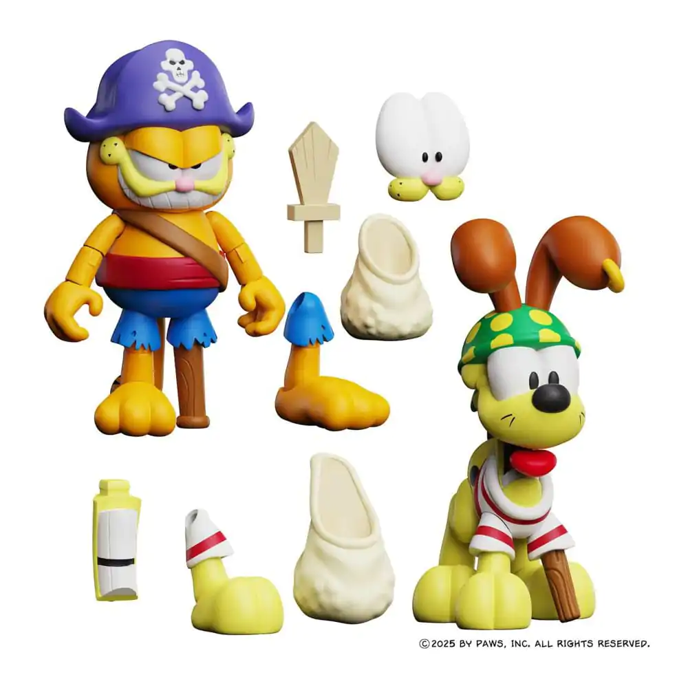 Garfield Pirate Garfield and Pirate Odie akciófigura csomag termékfotó