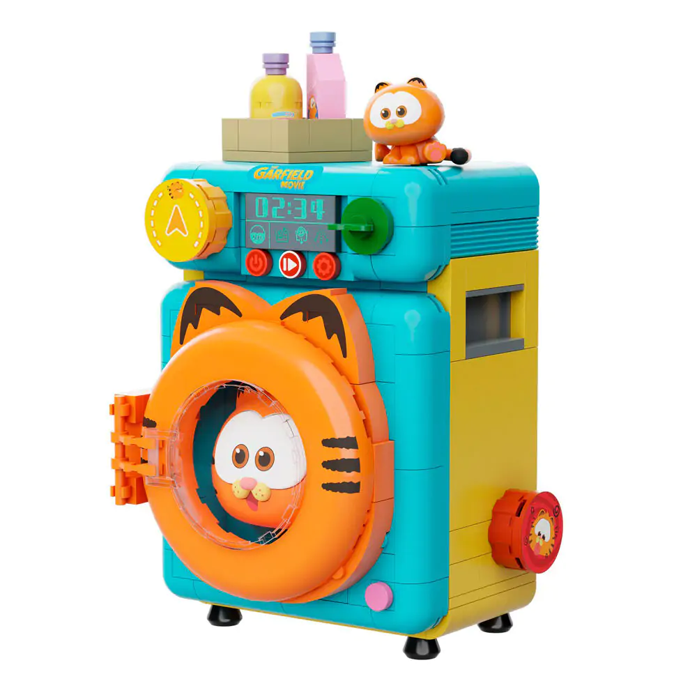 Garfield the Movie Fantastic Machines Washing Machine építőkészlet 284db-os termékfotó