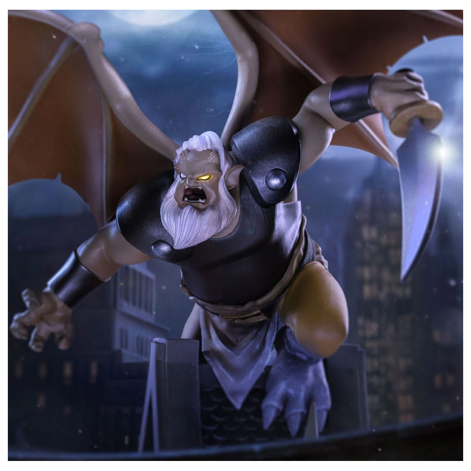Gargoyles Art Scale 1/10 Hudson szobor figura 33 cm       termékfotó