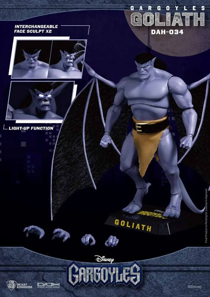 Gargoyles Dynamic 8ction Heroes 1/9 Goliath akciófigura 21 cm termékfotó