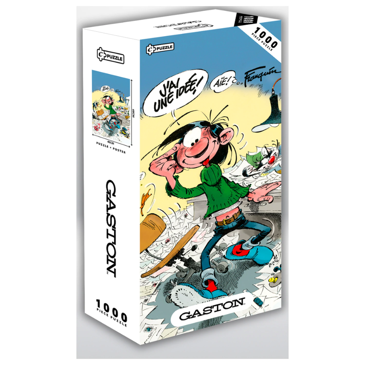 Gaston Lagaffe - J'ai une idée Poster + puzzle 1000db-os termékfotó