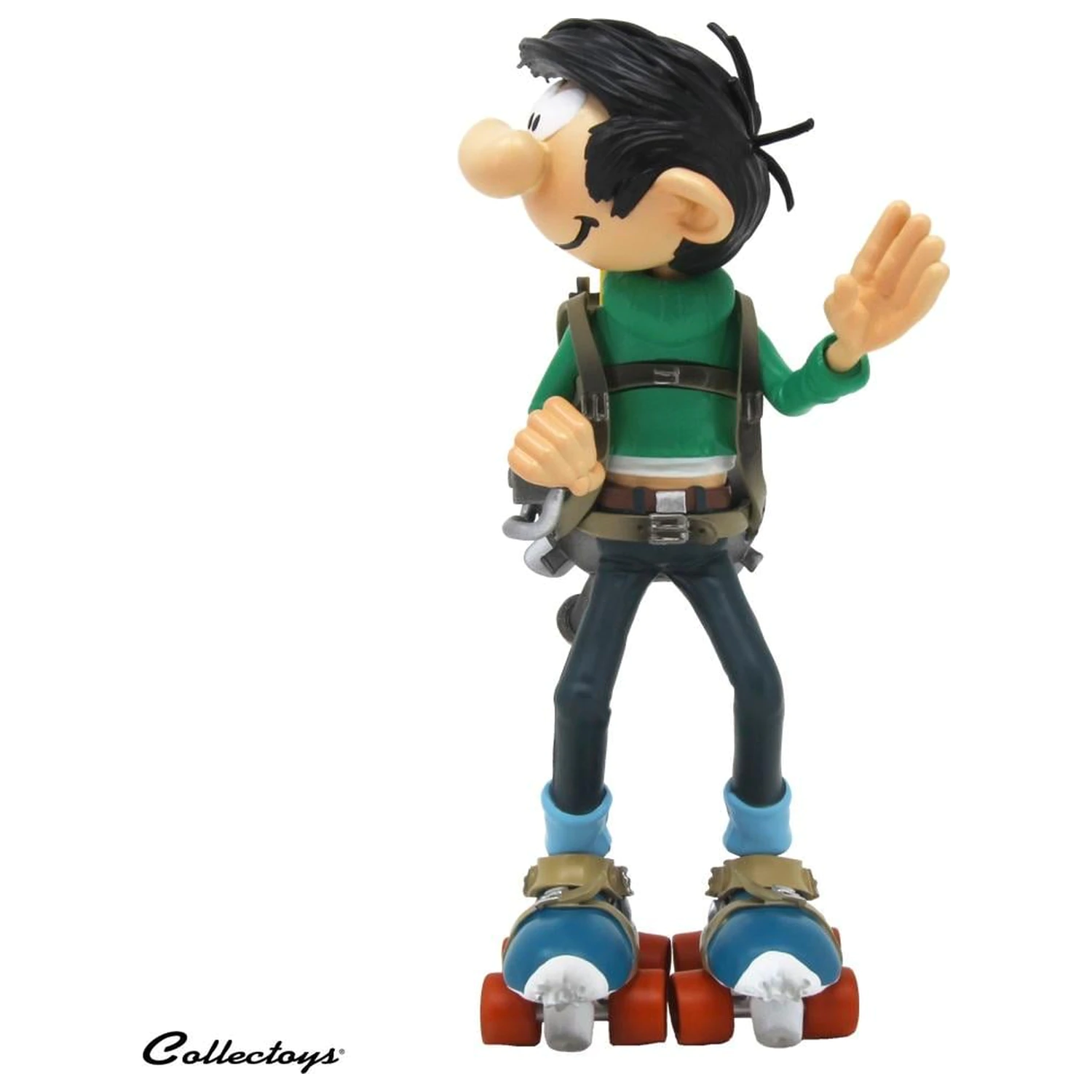 Gaston Lagaffe Motor on roller skates szobor figura 18cm termékfotó