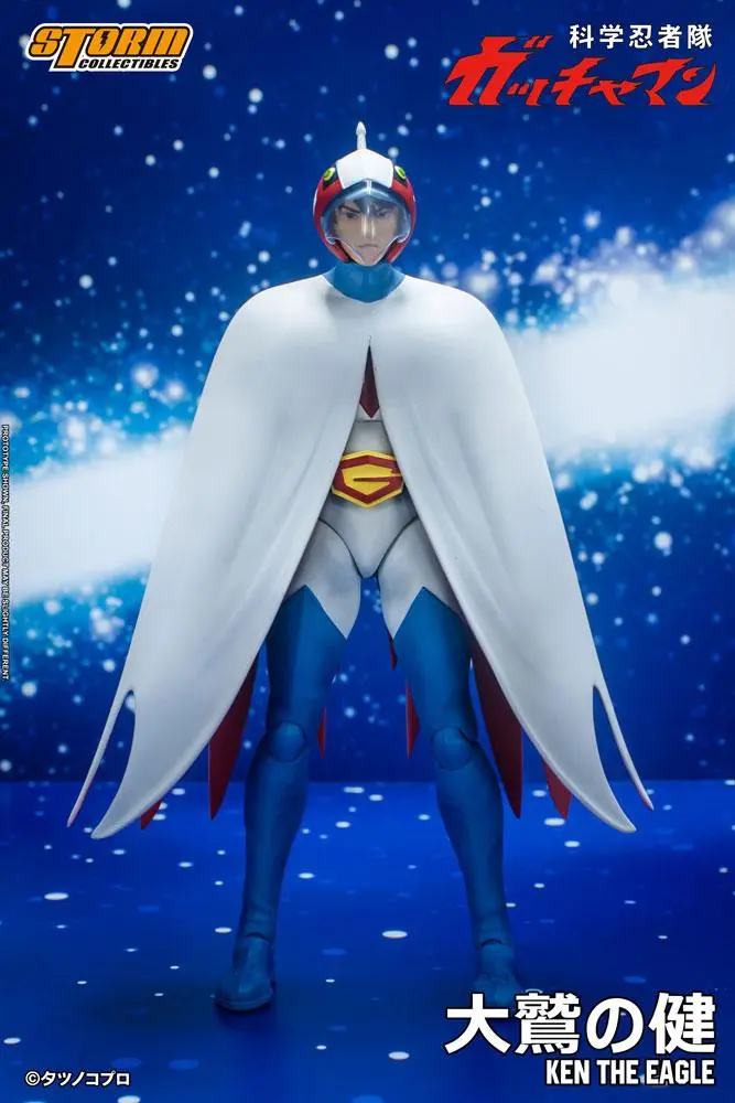 Gatchaman 1/12 Ken the Eagle akciófigura 18 cm termékfotó