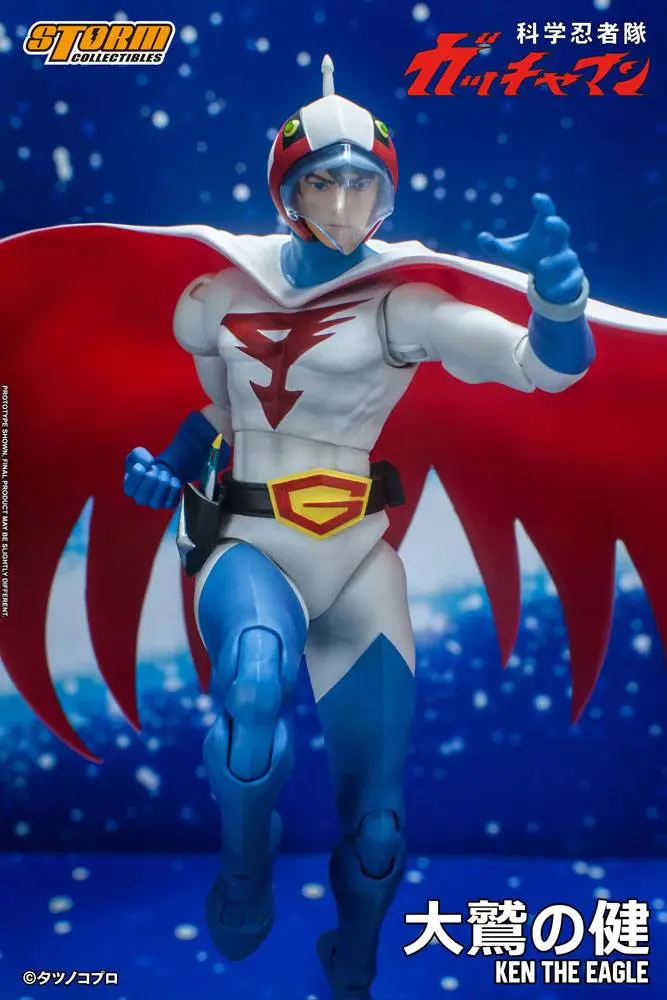 Gatchaman 1/12 Ken the Eagle akciófigura 18 cm termékfotó