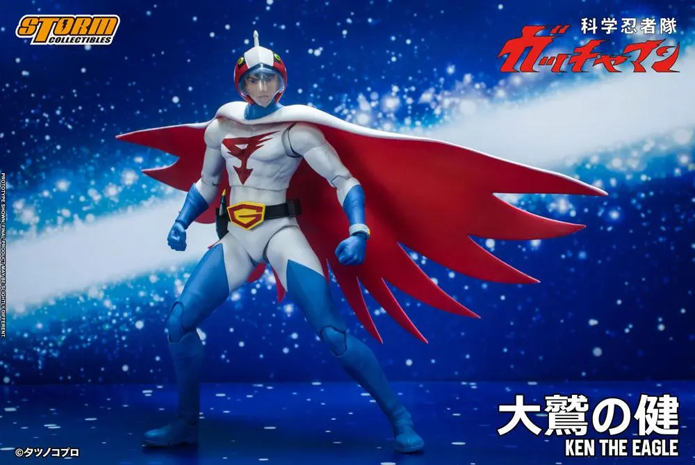 Gatchaman 1/12 Ken the Eagle akciófigura 18 cm termékfotó