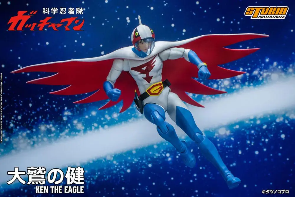 Gatchaman 1/12 Ken the Eagle akciófigura 18 cm termékfotó