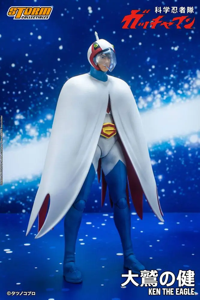 Gatchaman 1/12 Ken the Eagle akciófigura 18 cm termékfotó