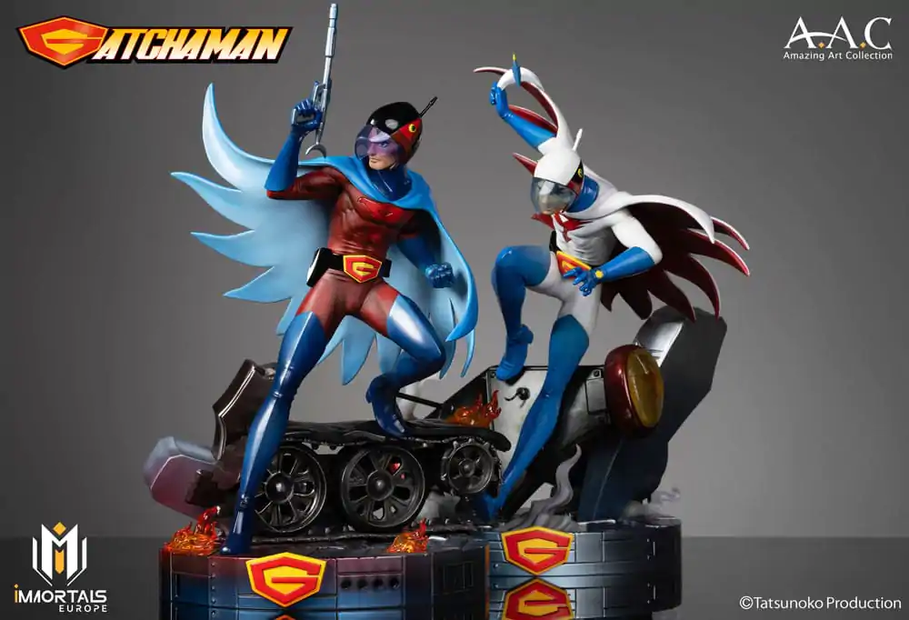 Gatchaman Amazing Art Collection Joe the Condor, Expert in Shooting szobor figura 34 cm termékfotó