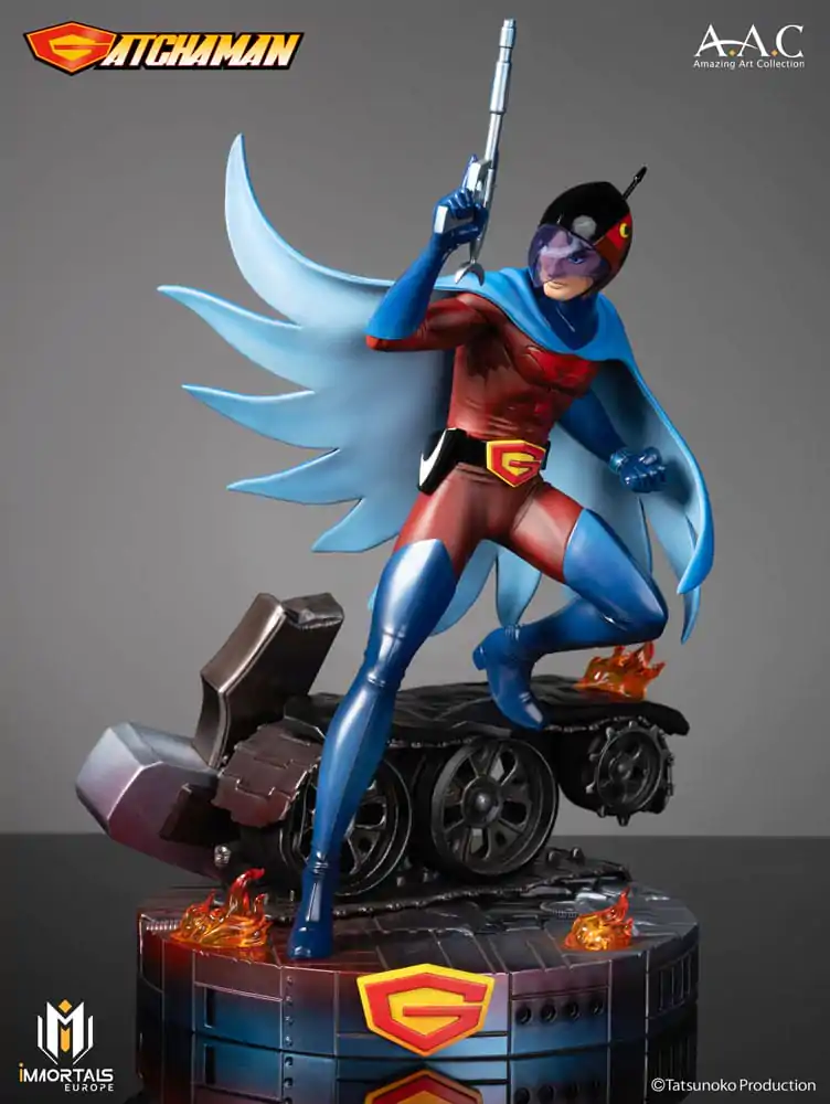 Gatchaman Amazing Art Collection Joe the Condor, Expert in Shooting szobor figura 34 cm termékfotó