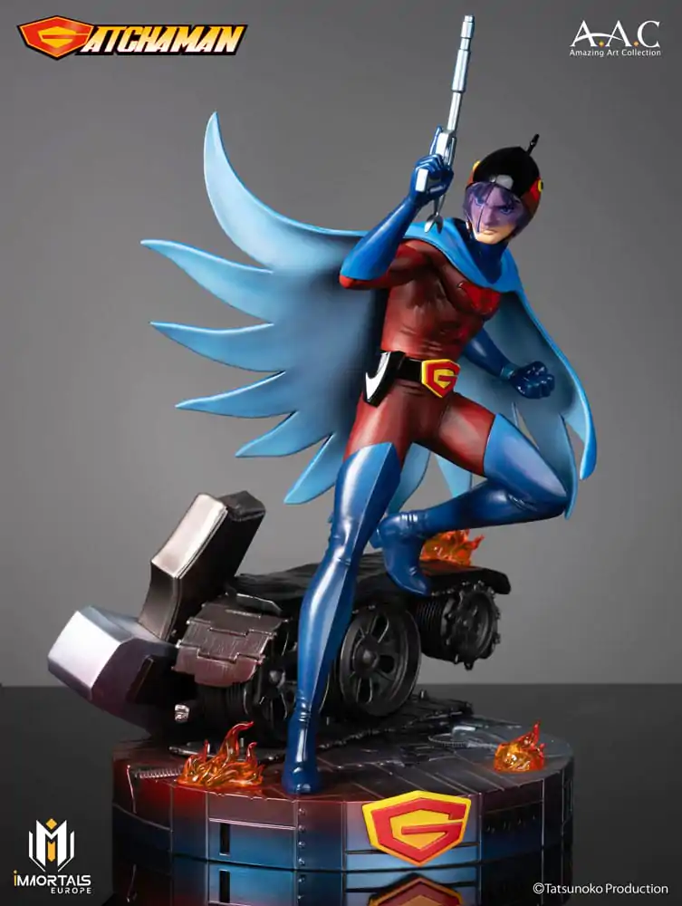 Gatchaman Amazing Art Collection Joe the Condor, Expert in Shooting szobor figura 34 cm termékfotó