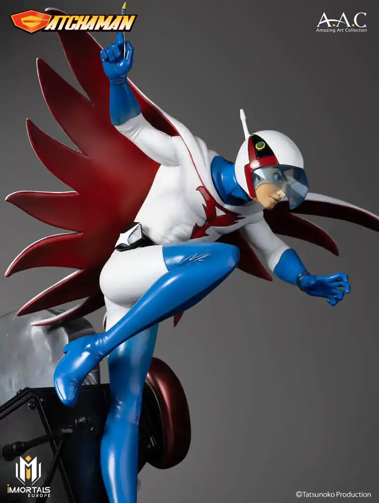 Gatchaman Amazing Art Collection Ken the Eagle, The Leader of the Science Ninja Team szobor figura 34 cm termékfotó