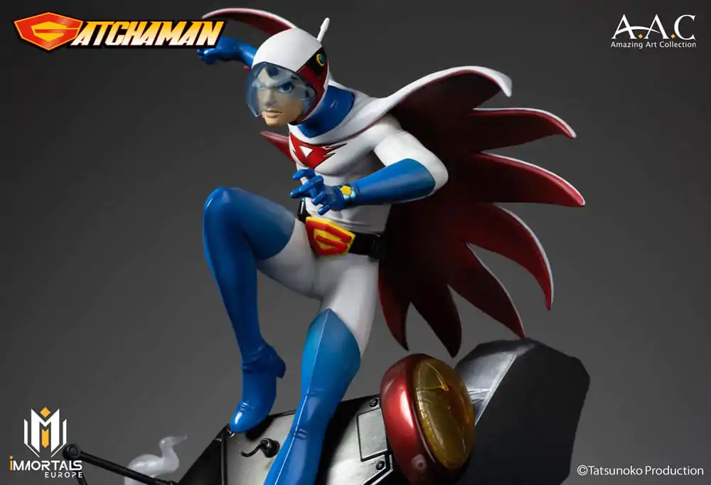 Gatchaman Amazing Art Collection Ken the Eagle, The Leader of the Science Ninja Team szobor figura 34 cm termékfotó