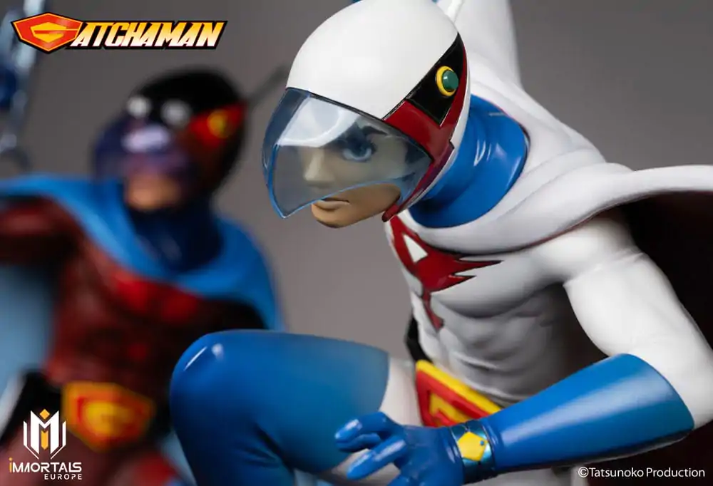 Gatchaman Amazing Art Collection Ken the Eagle, The Leader of the Science Ninja Team szobor figura 34 cm termékfotó