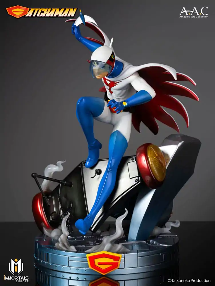 Gatchaman Amazing Art Collection Ken the Eagle, The Leader of the Science Ninja Team szobor figura 34 cm termékfotó