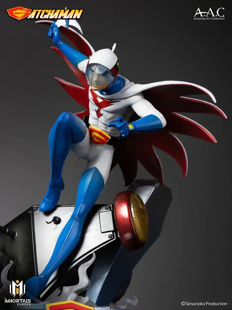 Gatchaman Amazing Art Collection Ken the Eagle, The Leader of the Science Ninja Team szobor figura 34 cm termékfotó