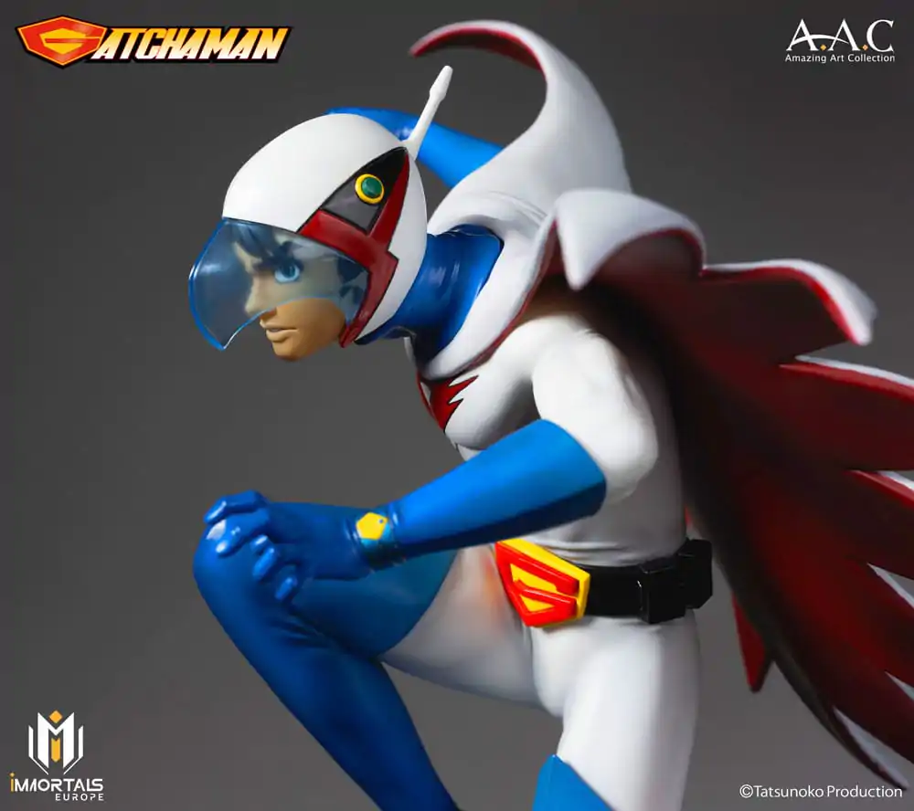 Gatchaman Amazing Art Collection Ken the Eagle, The Leader of the Science Ninja Team szobor figura 34 cm termékfotó