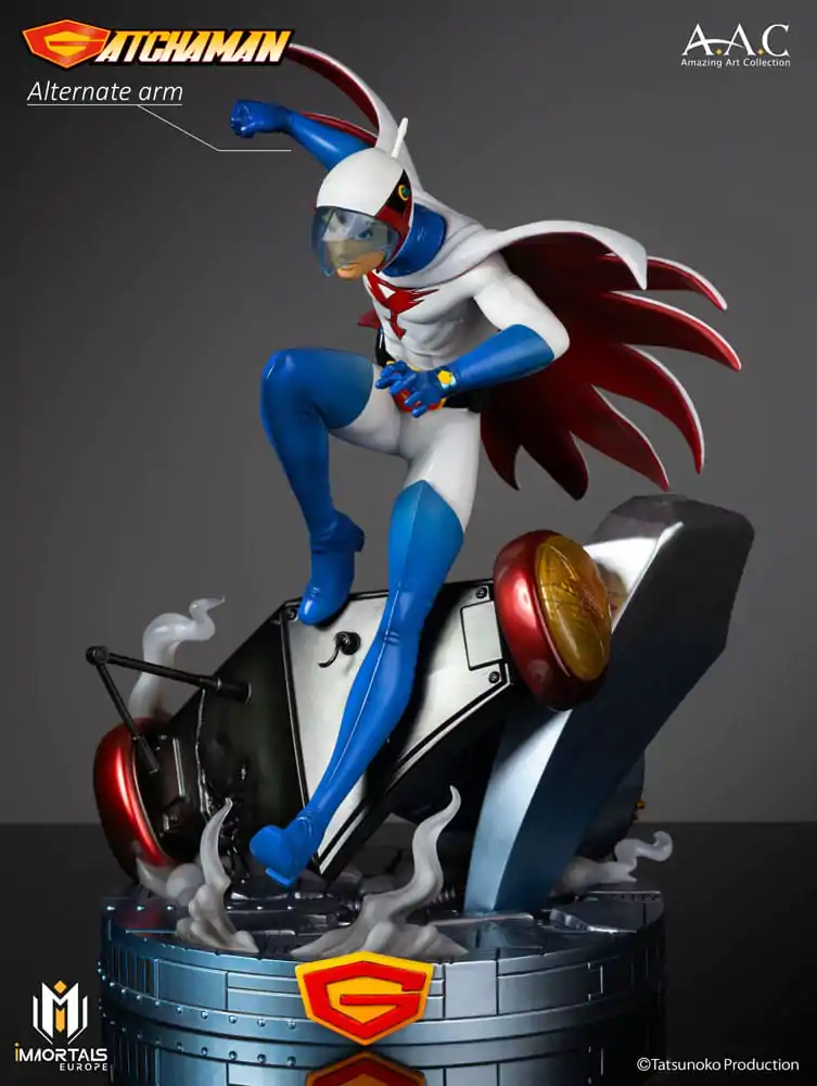 Gatchaman Amazing Art Collection Ken the Eagle, The Leader of the Science Ninja Team szobor figura 34 cm termékfotó