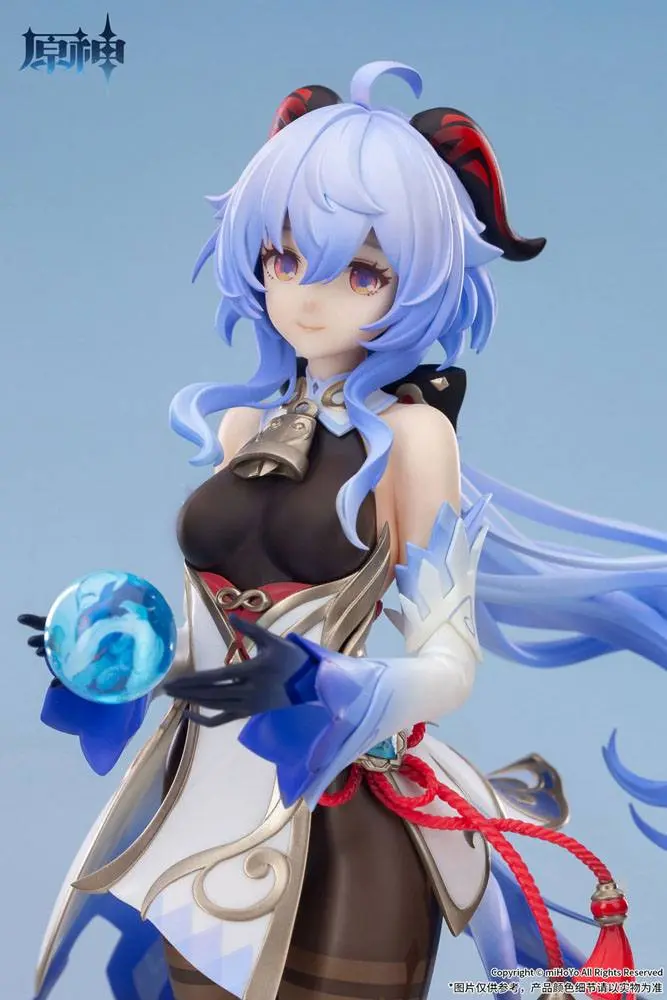 Genshin Impact 1/7 Ganyu Frostdew Trail Ver. PVC szobor figura 22 cm termékfotó